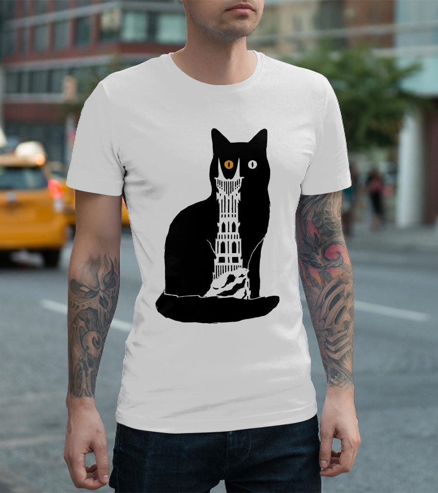 Barad Purr Eye of Sauron Cat T-Shirt