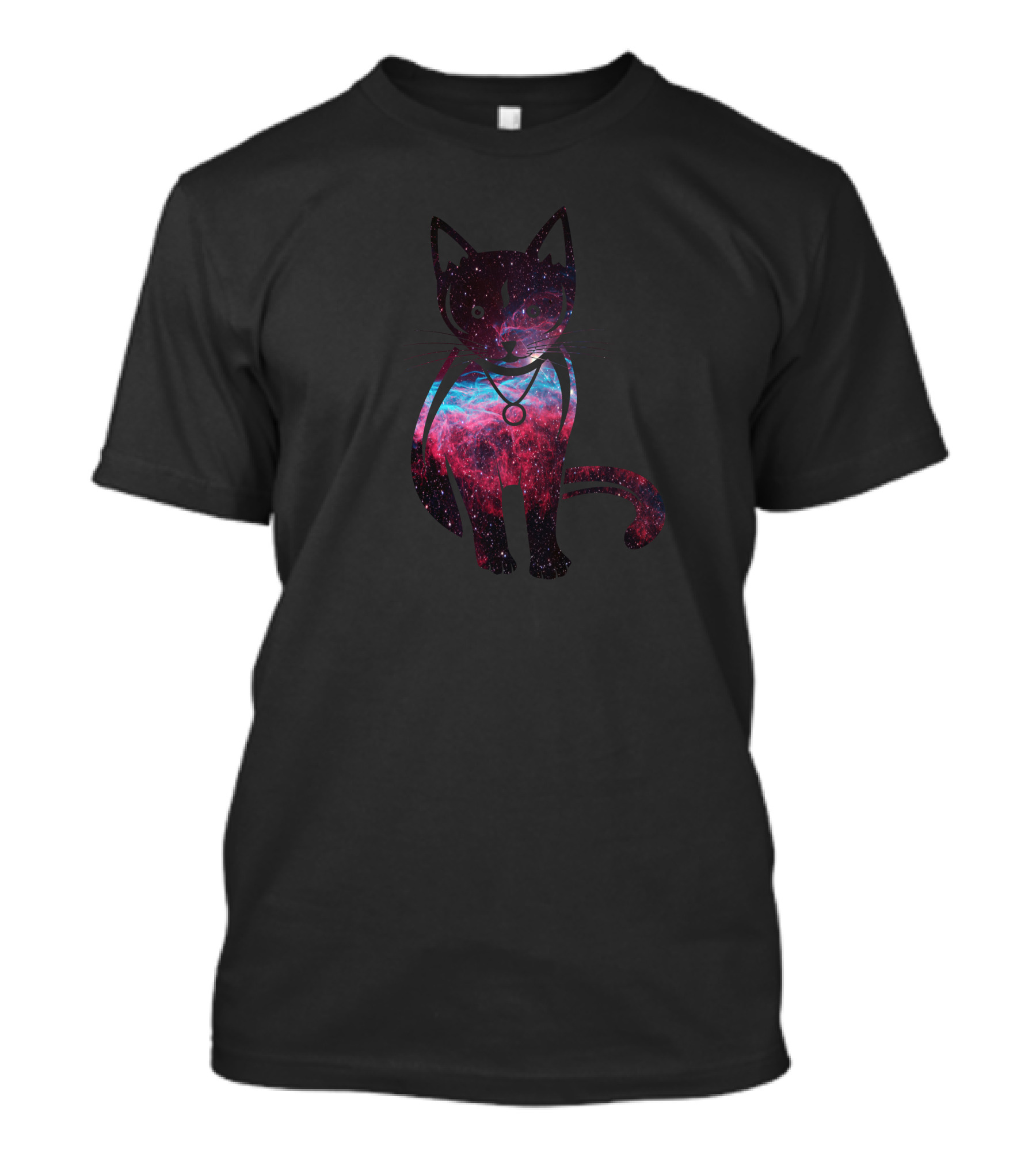 Cat Space Nebula Cosmic Galaxy Kitten Astronaut T-Shirt