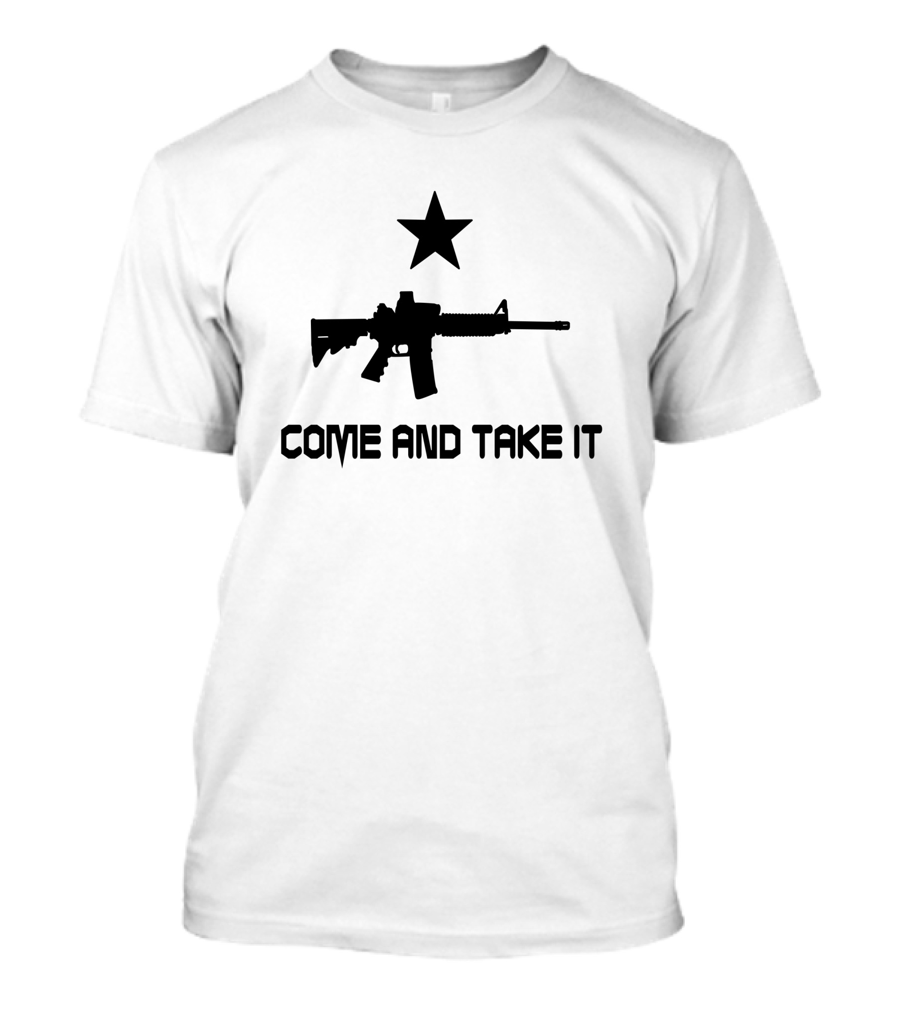 Come And Take It AR15 Star T-Shirt