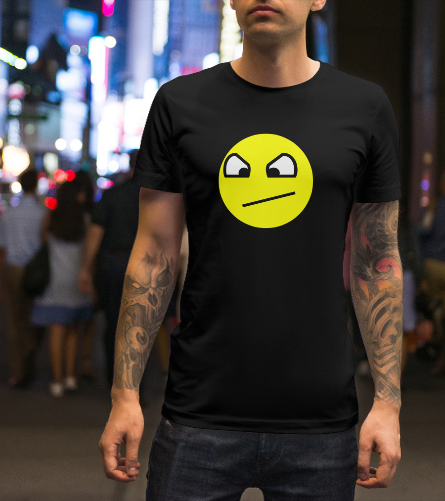Do Not Want Angry Awesome Face Emoji T-Shirt