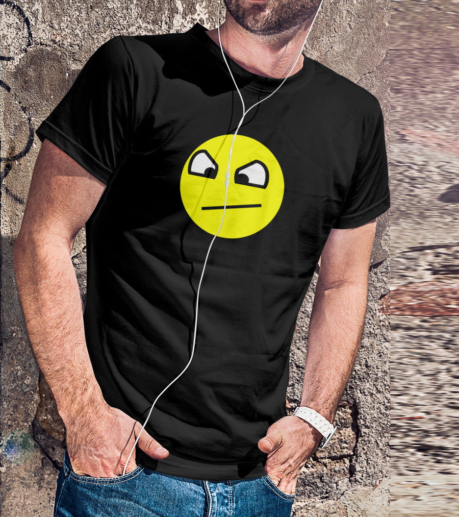 Do Not Want Angry Awesome Face Emoji T-Shirt