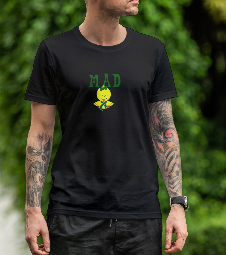 MAD CHICK IN THE FIGHT LIVER CANCER T-Shirt