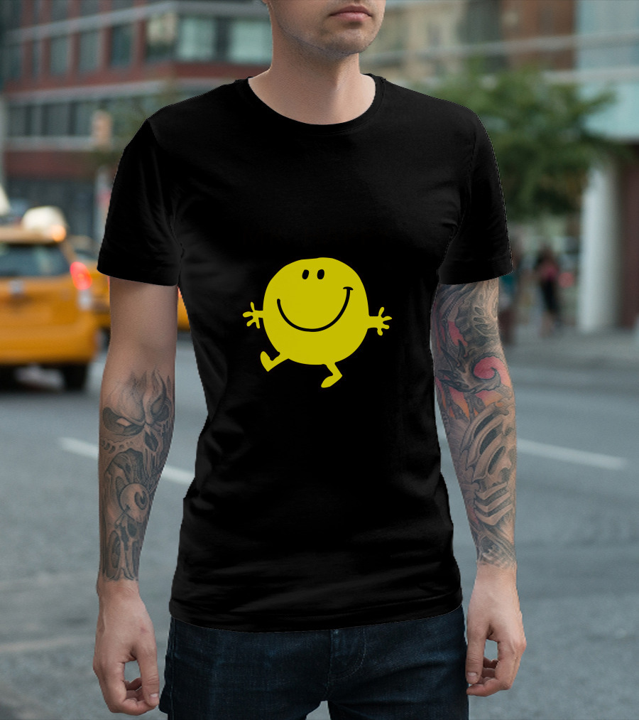 MR. HAPPY Dancing and Smiling Icon with Yellow Character T-Shirt