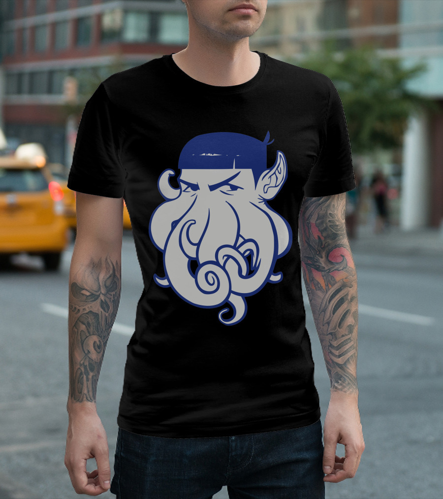 Spoke Vulcan Octopus Alien Mashup T-Shirt