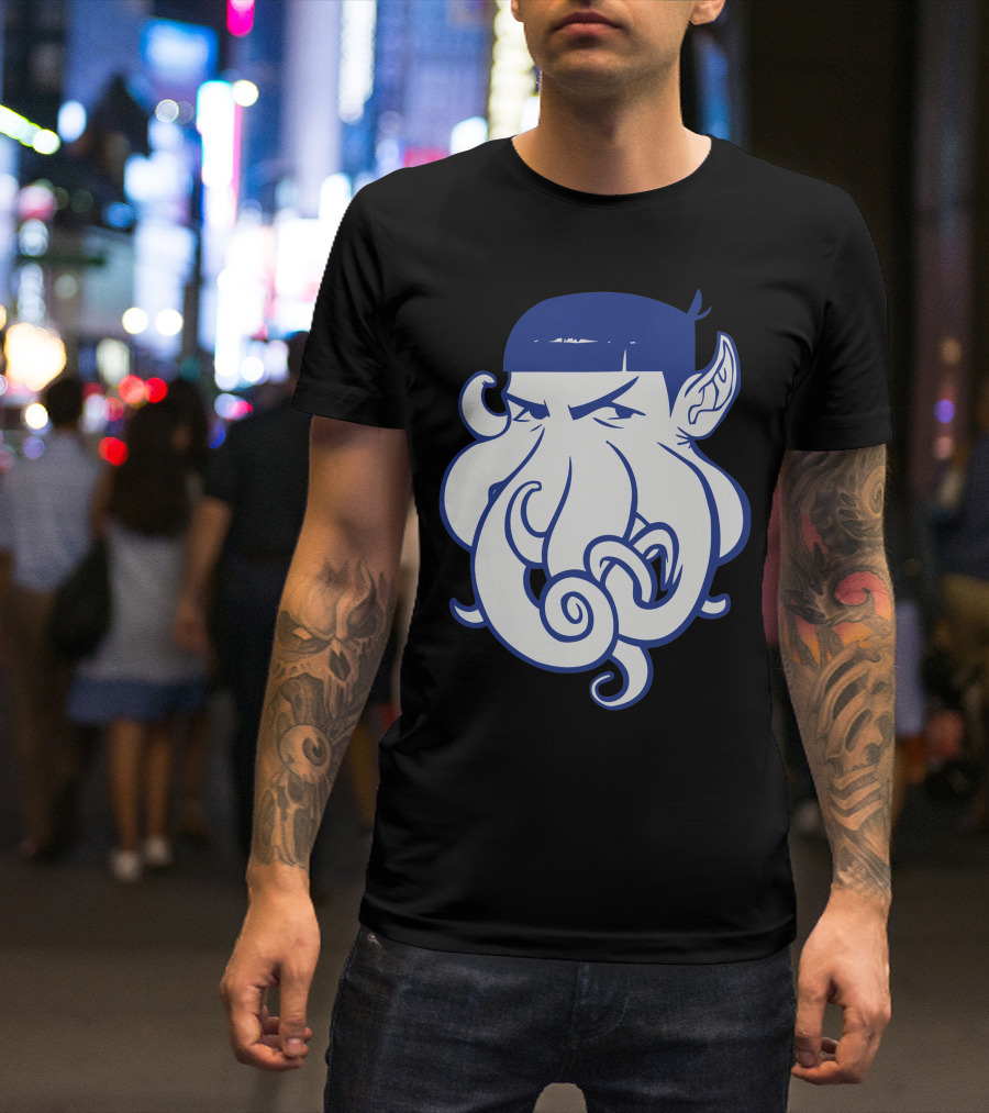 Spoke Vulcan Octopus Alien Mashup T-Shirt