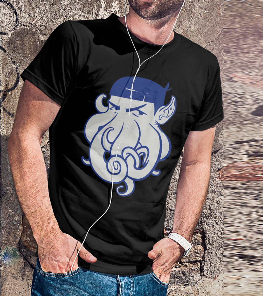 Spoke Vulcan Octopus Alien Mashup T-Shirt