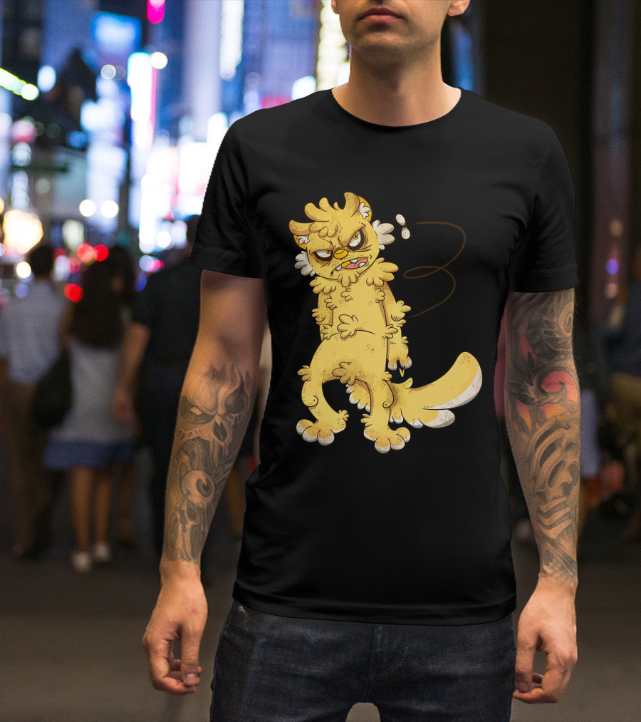 Stupid Fly Annoyed Furry Cartoon Character T-Shirt