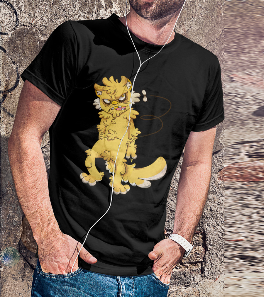 Stupid Fly Annoyed Furry Cartoon Character T-Shirt