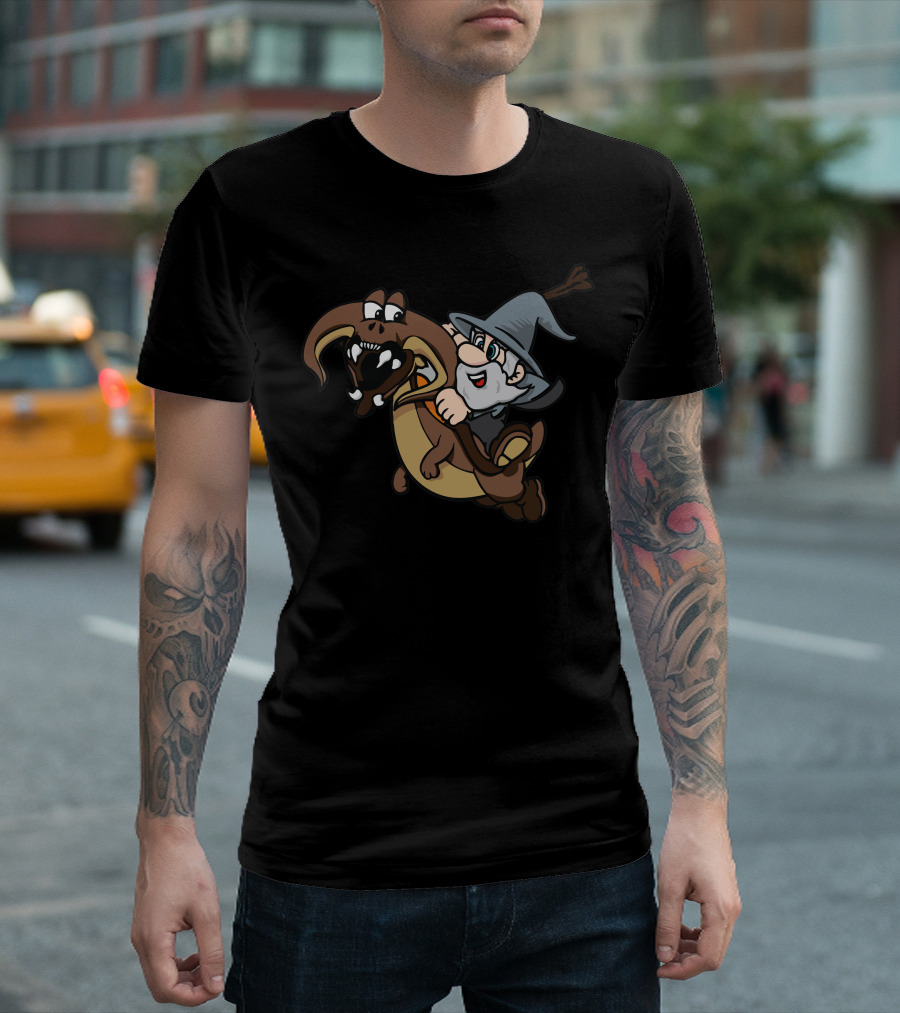Super Moria World Wizard Riding Creature Adventure T-Shirt