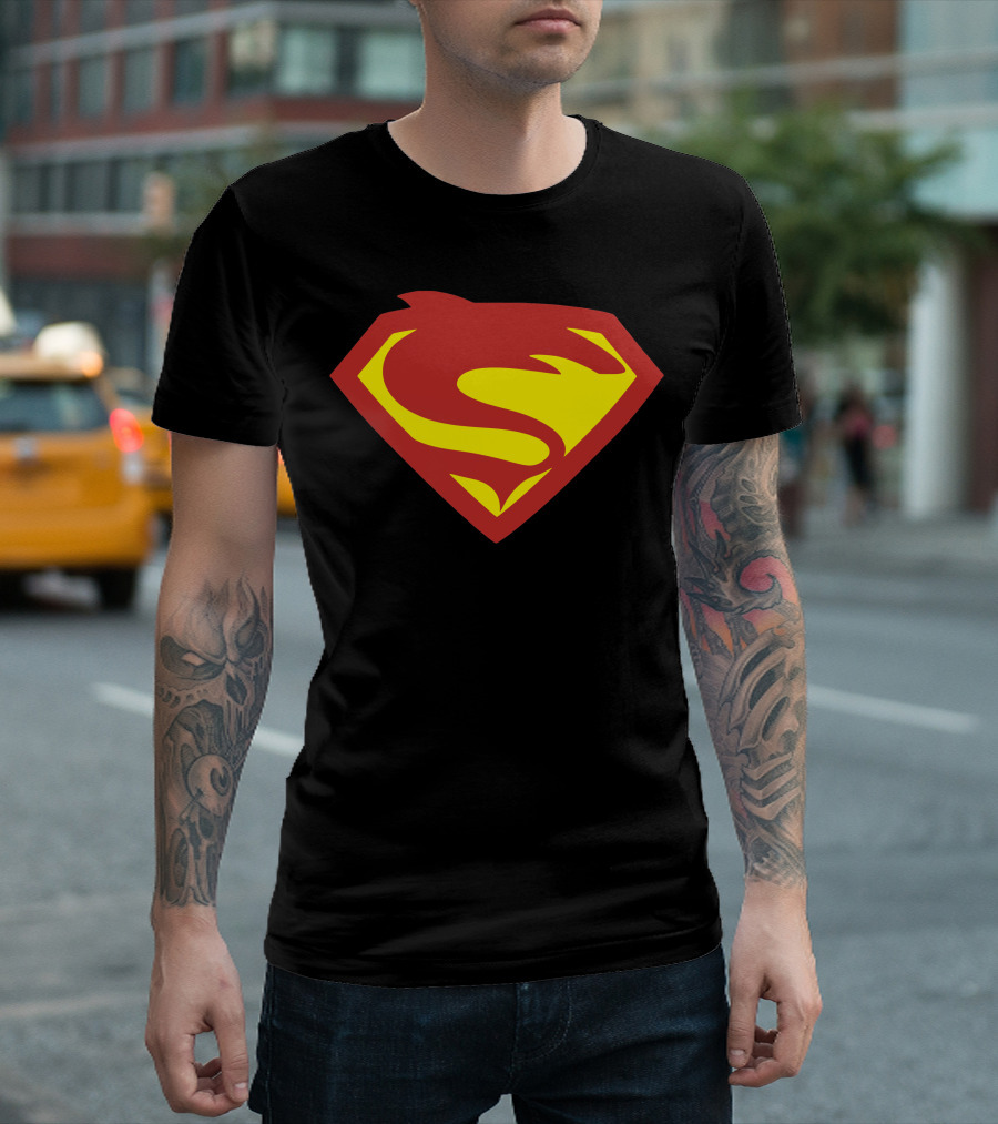 Super Shark Logo Emblem T-Shirt