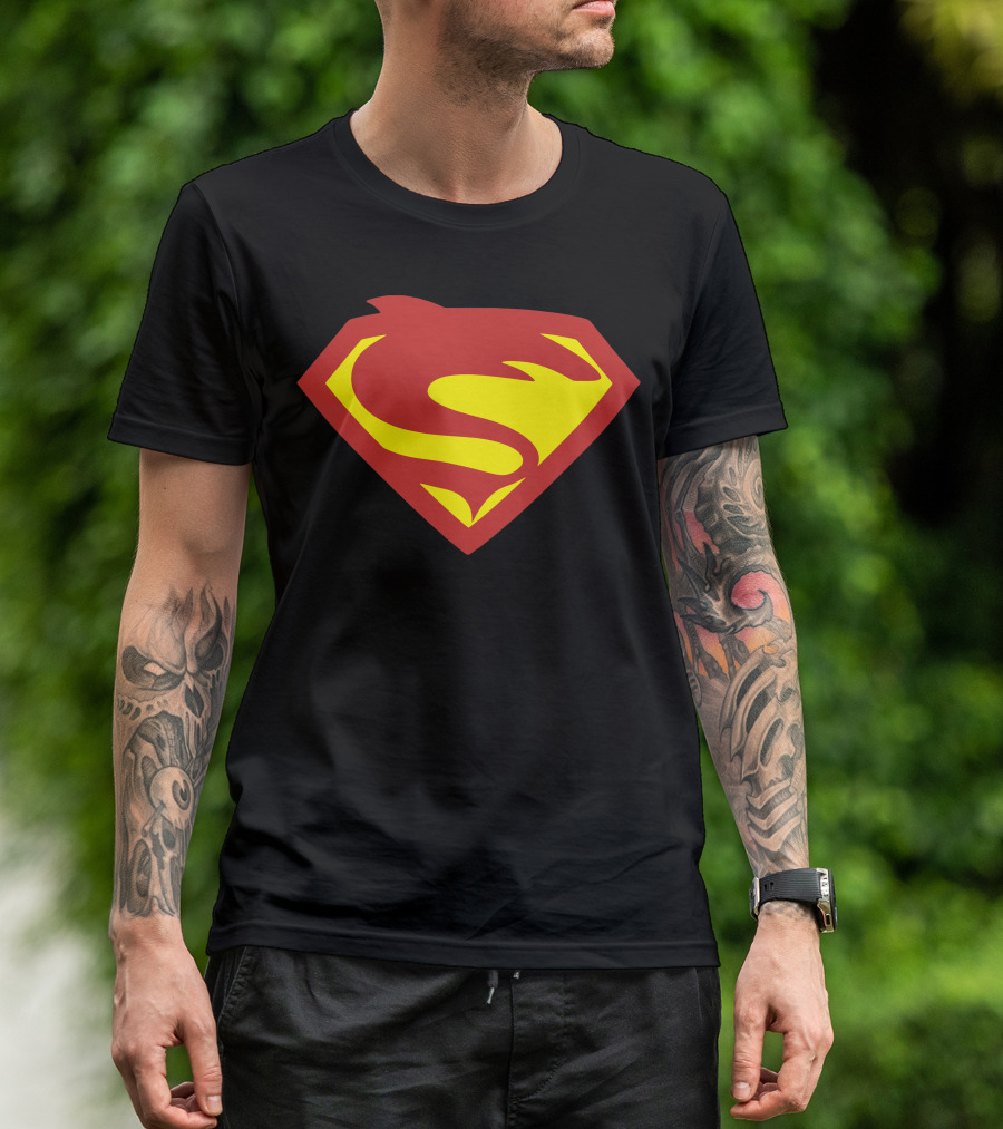 Super Shark Logo Emblem T-Shirt
