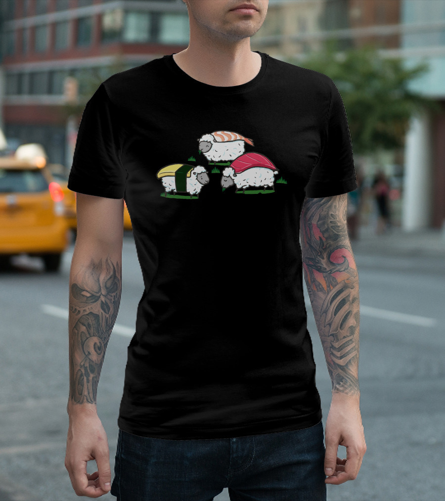 Susheep: Sheep With Sushi Nigiri Toppings T-Shirt