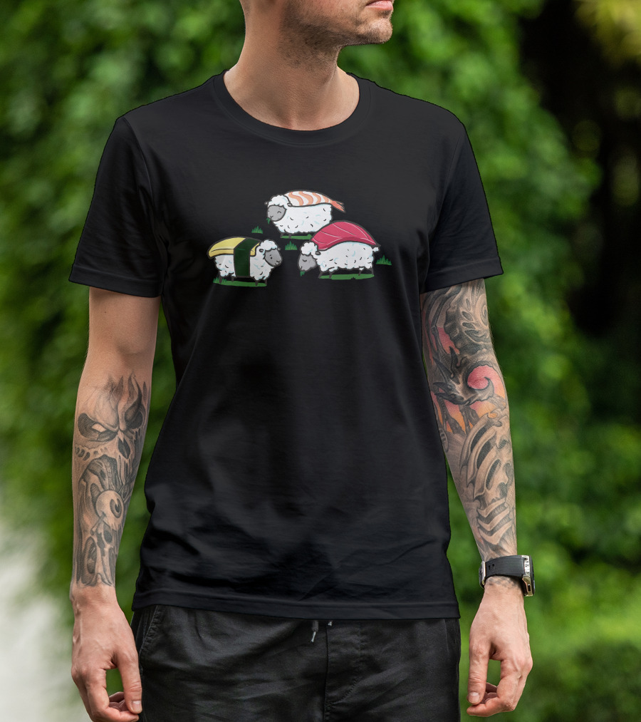 Susheep: Sheep With Sushi Nigiri Toppings T-Shirt