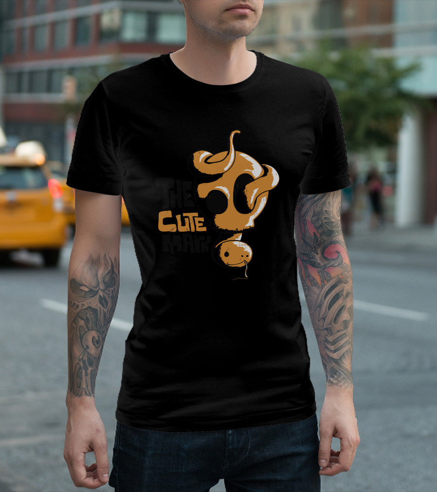 The Cute Mark Question Mark Cow Skull T-Shirt