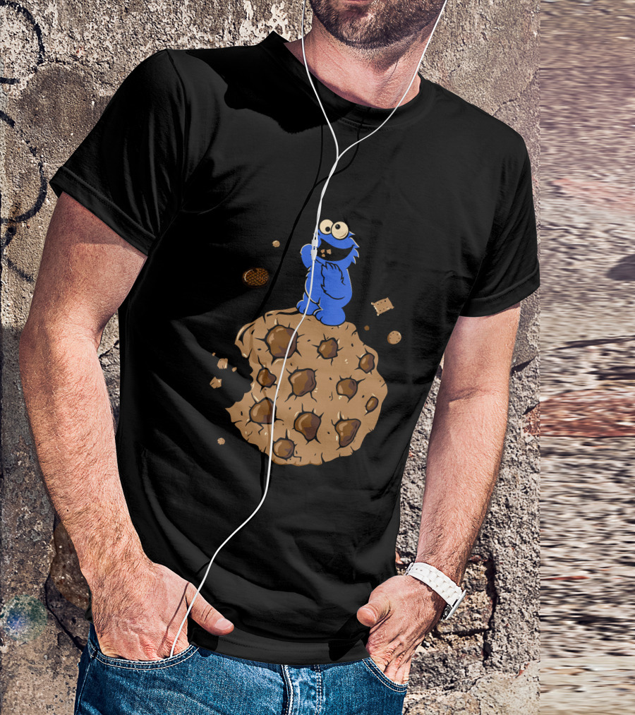 The Little Monster Cookie Character T-Shirt