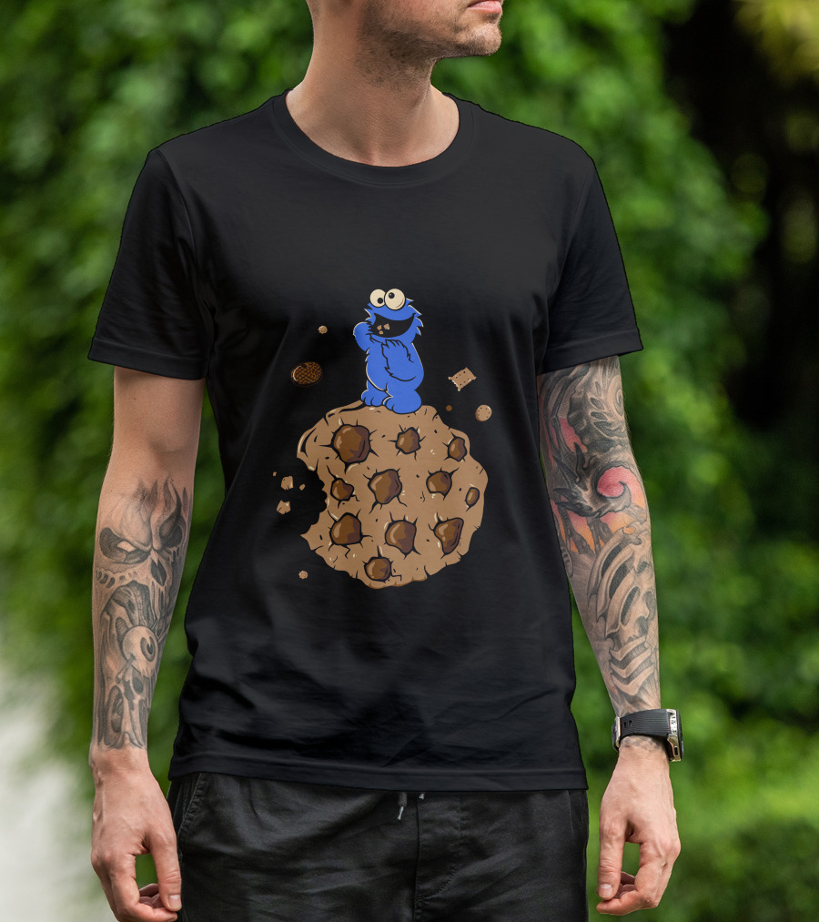 The Little Monster Cookie Character T-Shirt