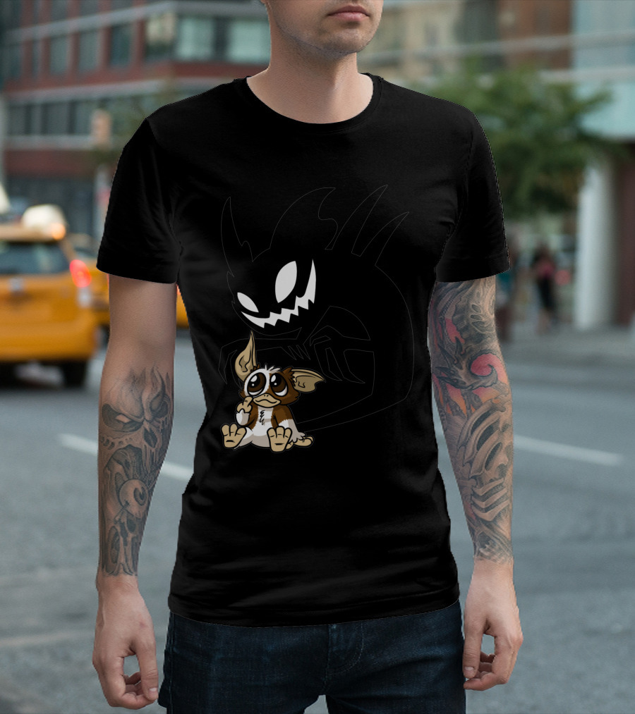 There Are Three Rules You Must Follow Gremlins Gizmo And Toothless Shadow Fusion T-Shirt