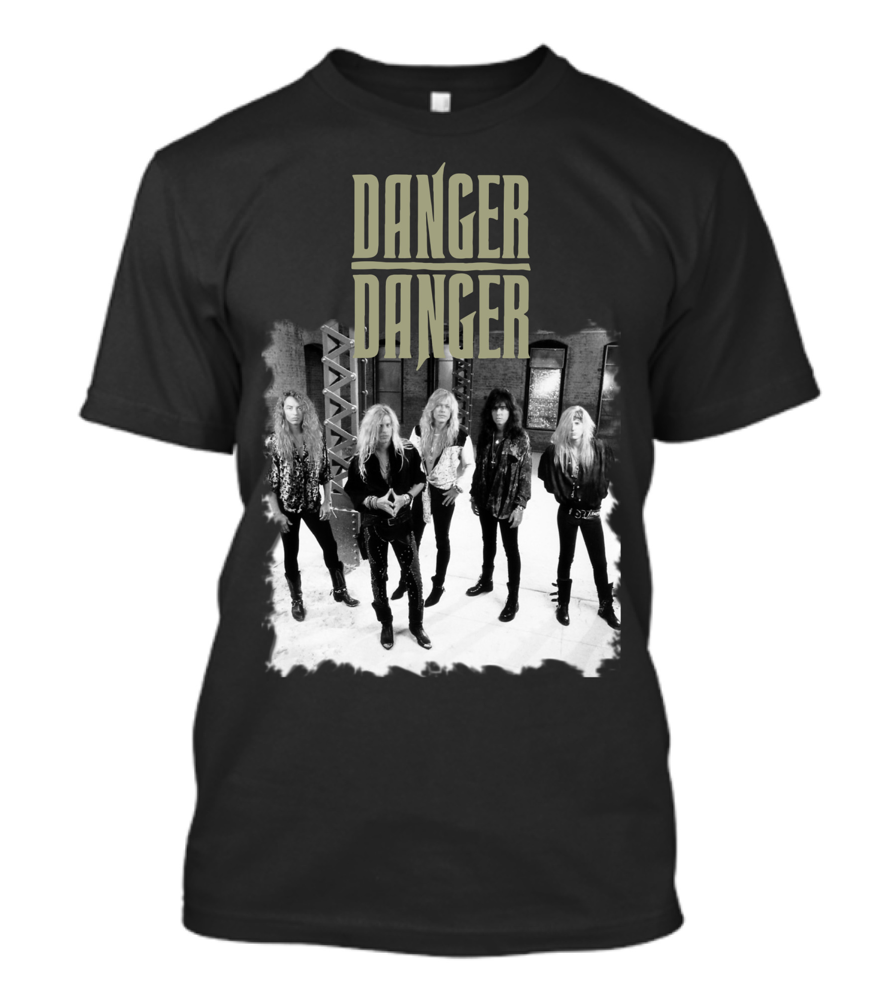 Danger Danger Band Screw It Tour 90s Rock Group Photo T-Shirt