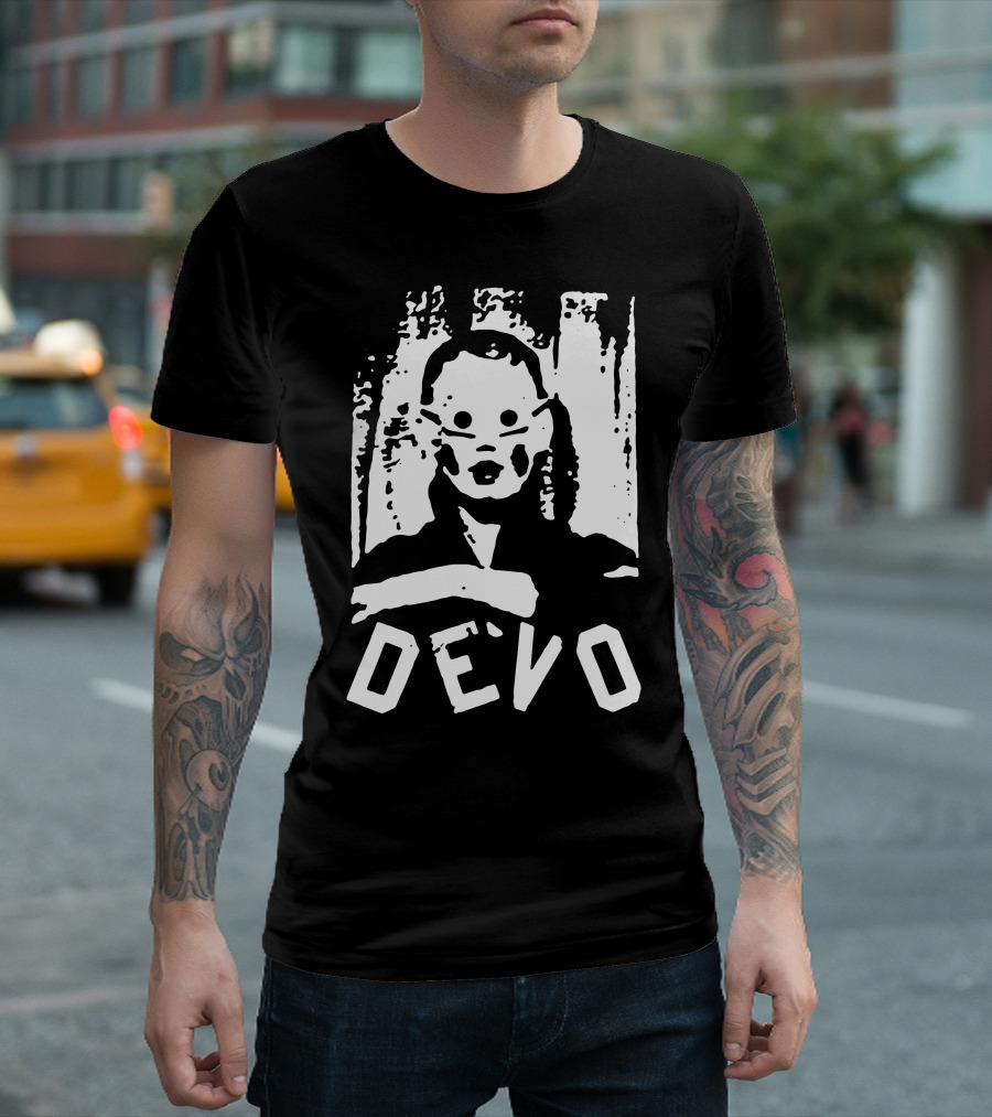 DEVO Band Iconic Stencil T-Shirt