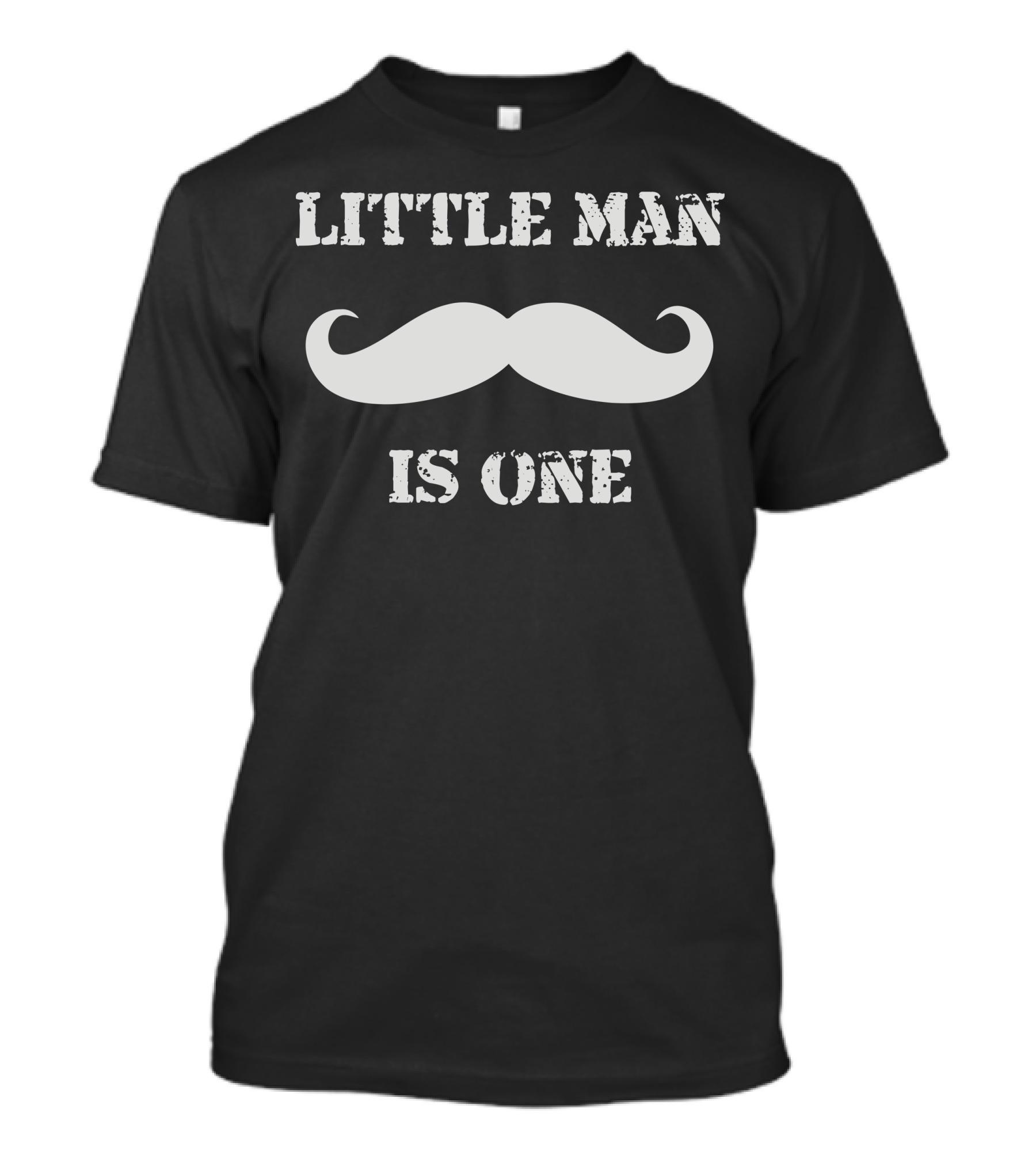 Little Man Is One Mustache Birthday T-Shirt