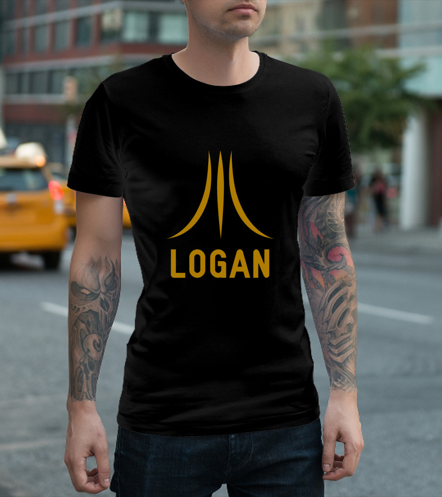 Logan Retro Futuristic Wave T-Shirt