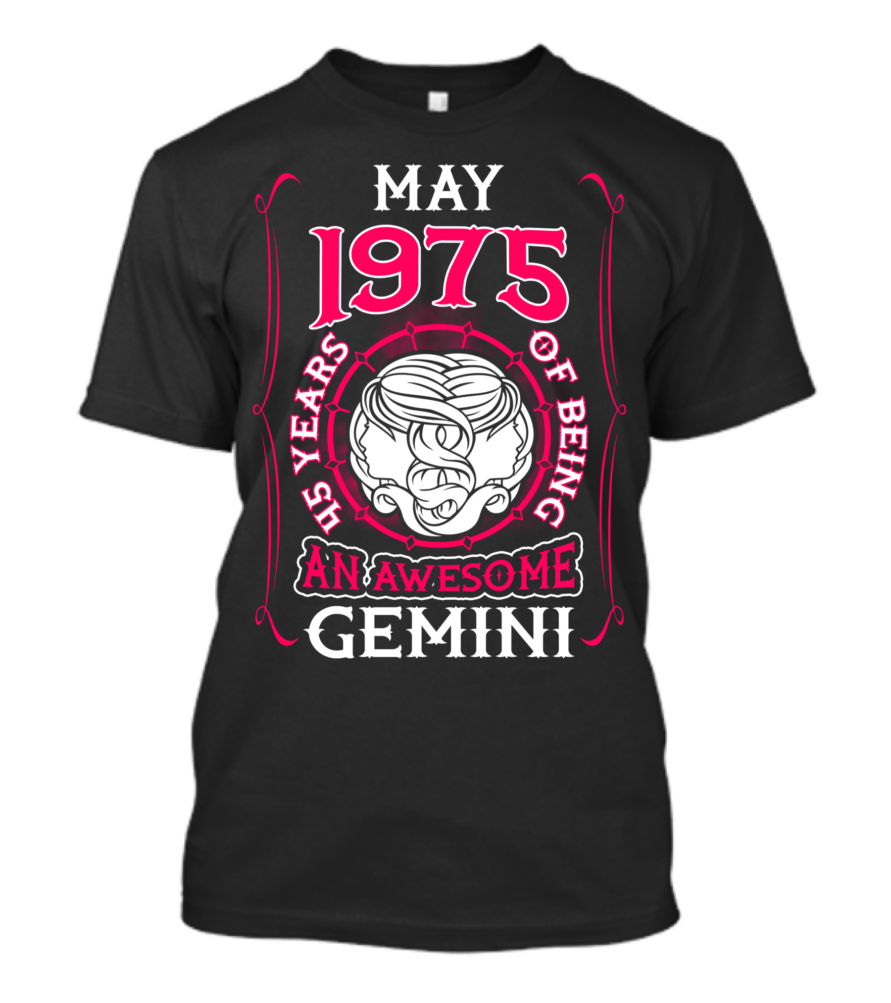 May 1975 An Awesome 45 Years Of Being Gemini T-Shirt