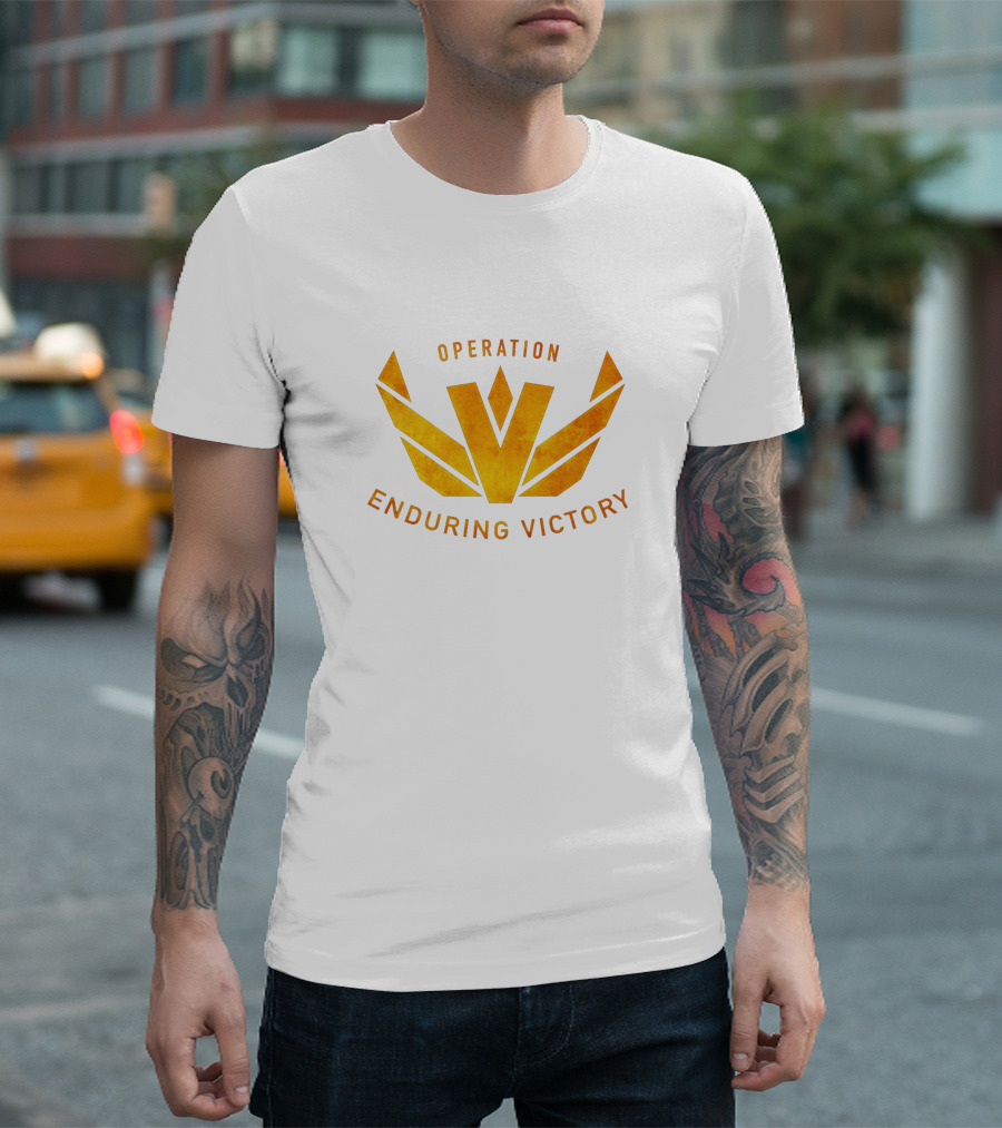Operation Enduring Victory Yellow Emblem T-Shirt