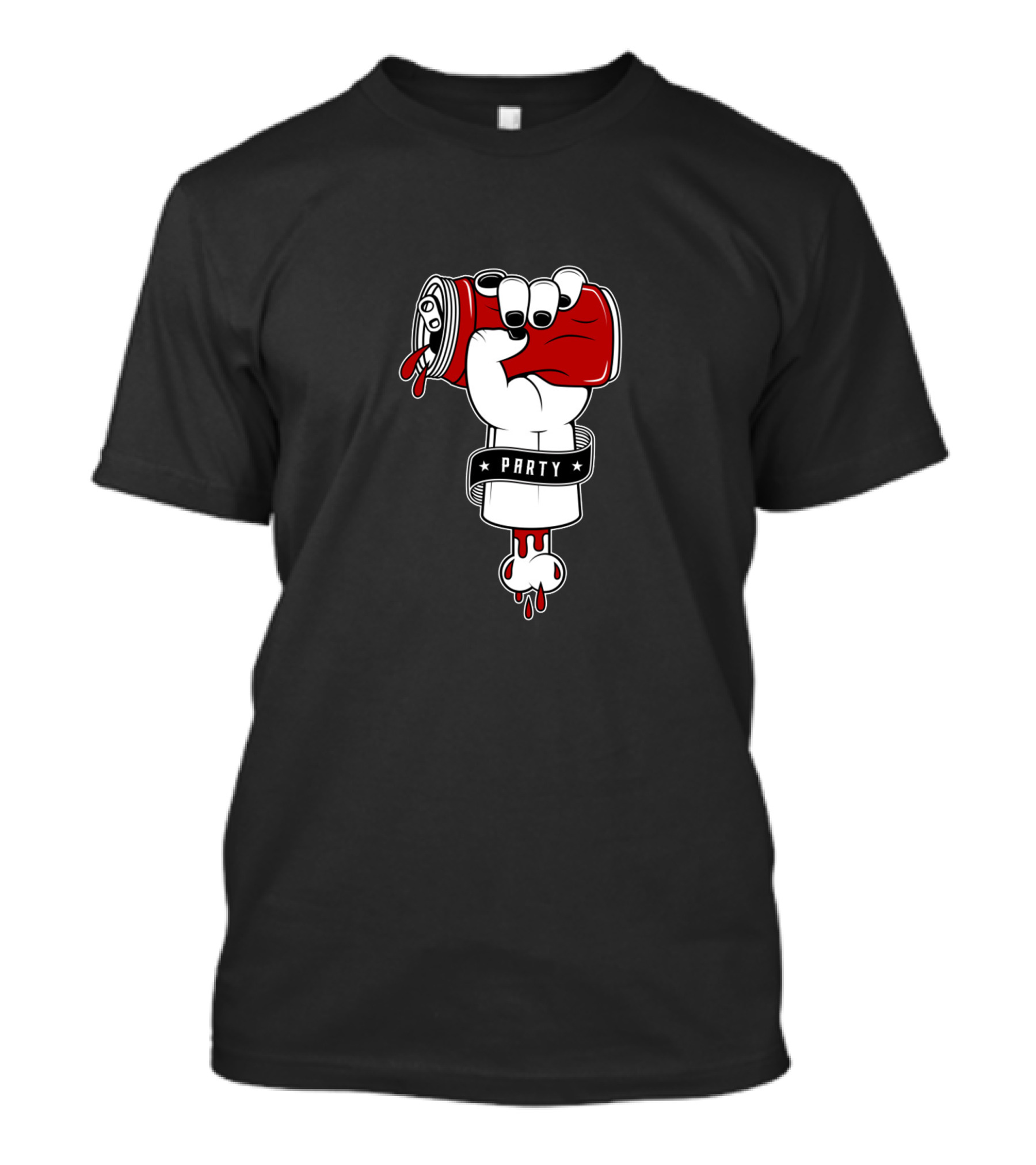 Party Fist Holding Red Cup Mode T-Shirt