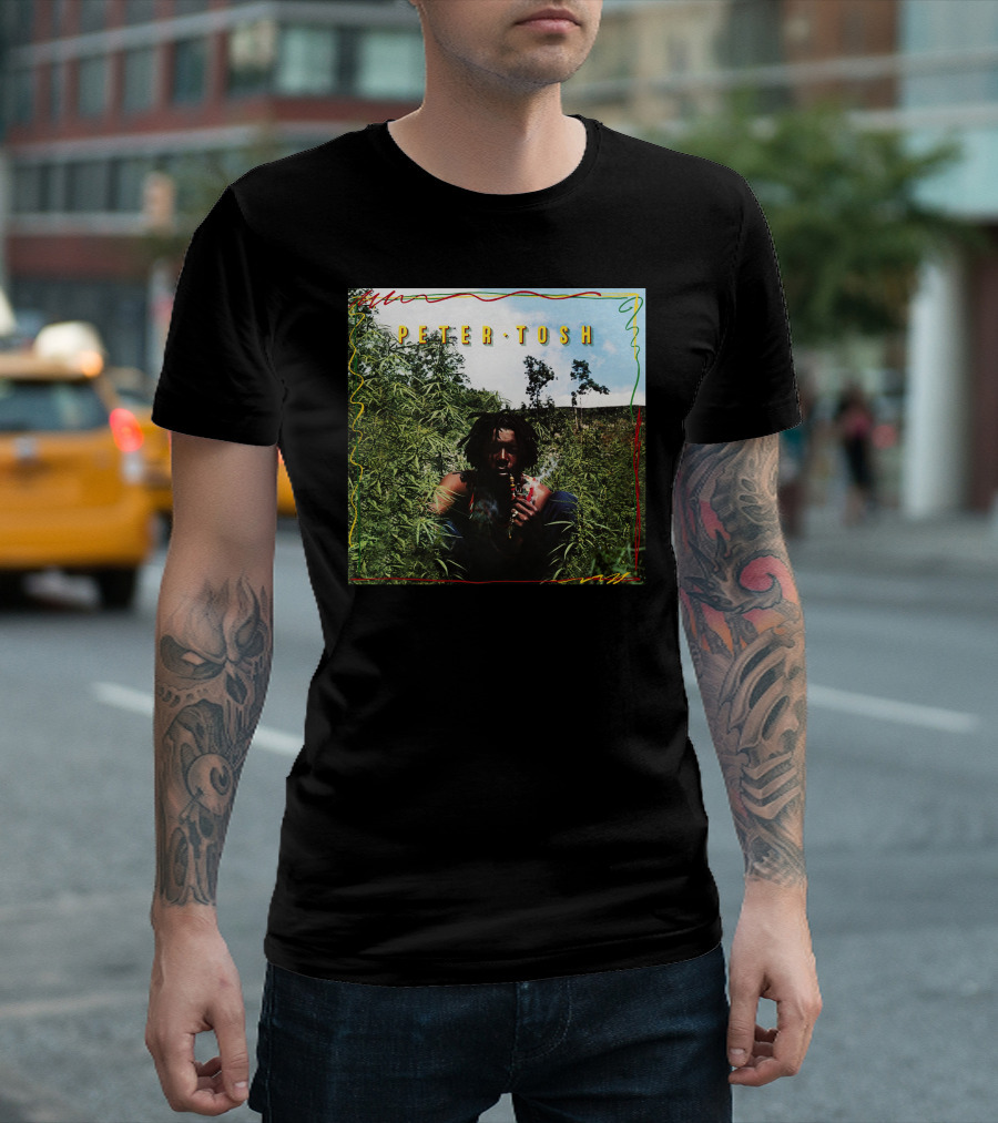 Peter Tosh Legalize It Album Cover Marijuana Reggae T-Shirt
