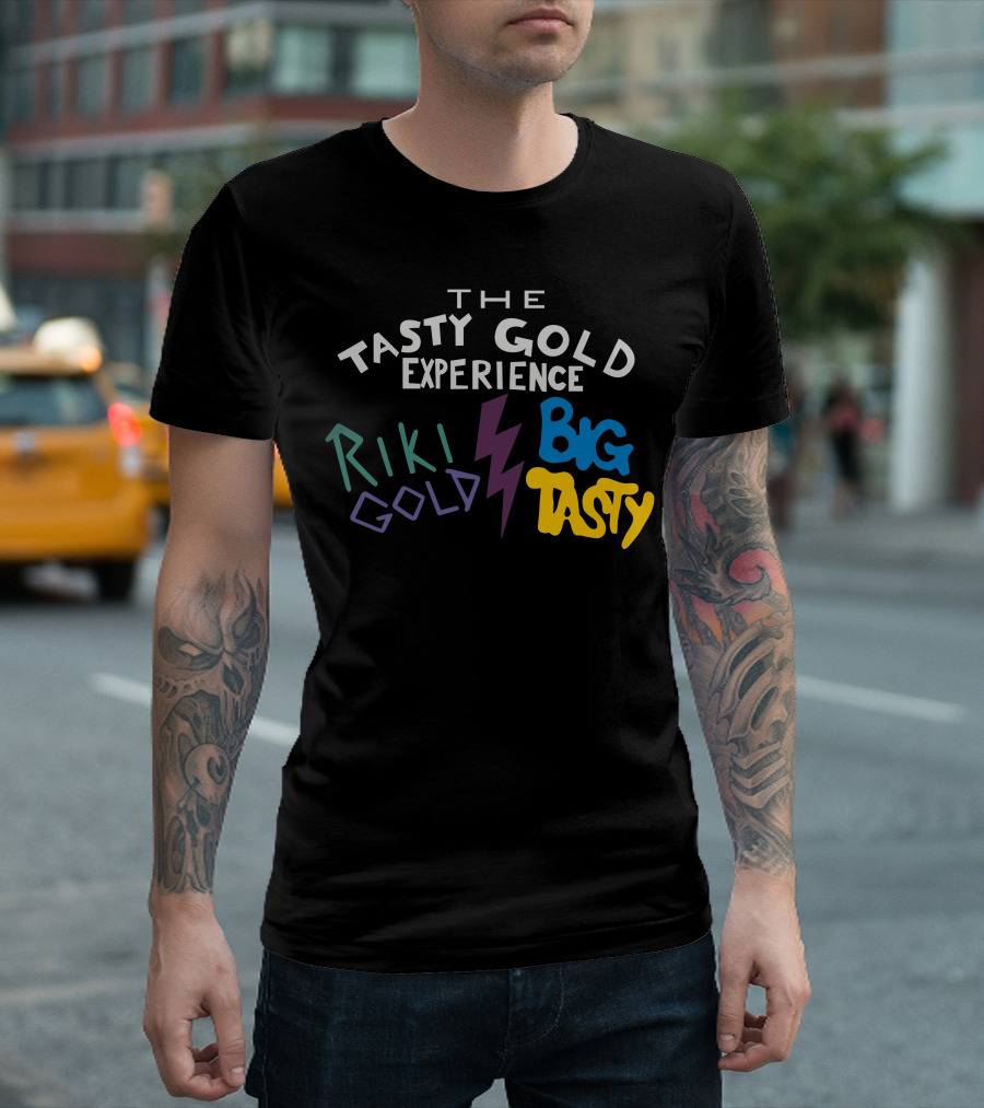 The Tasty Gold Experience Riki Gold Big Tasty T-Shirt
