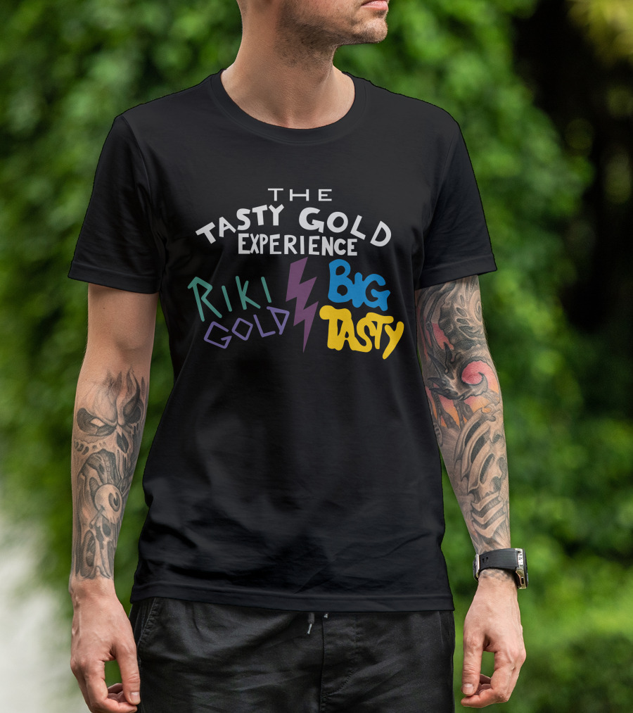 The Tasty Gold Experience Riki Gold Big Tasty T-Shirt