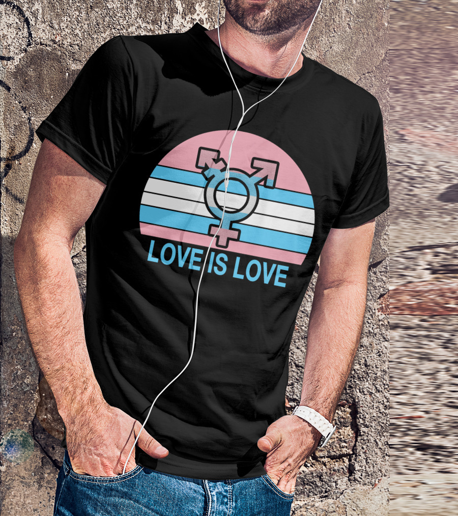 Transgender Pride Love Is Love T-Shirt