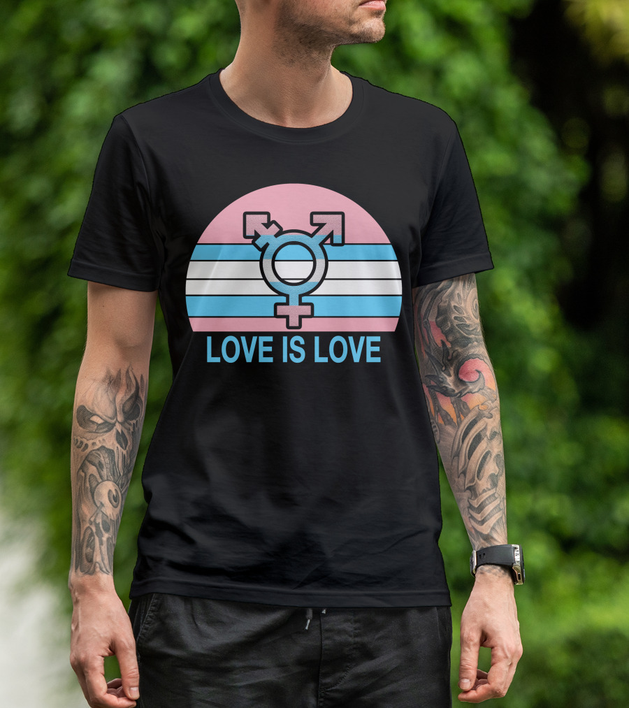 Transgender Pride Love Is Love T-Shirt