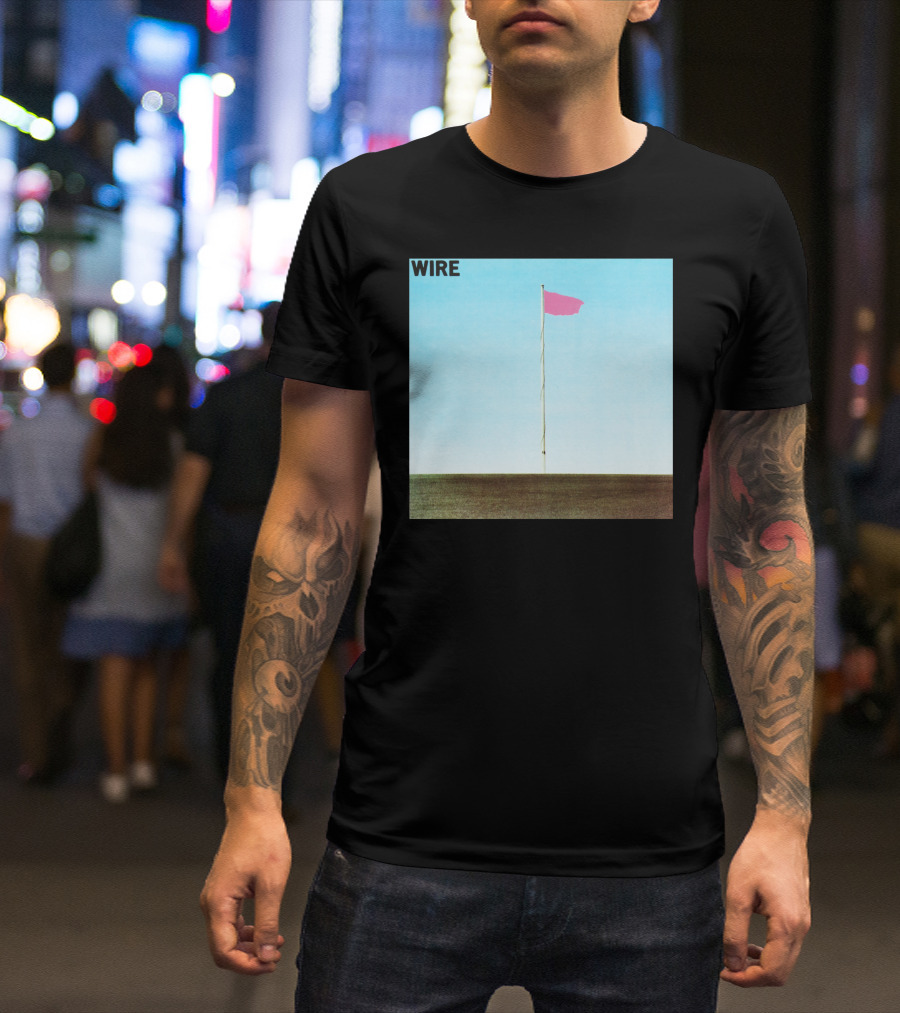 Wire Pink Flag Album Cover Artwork Flag T-Shirt