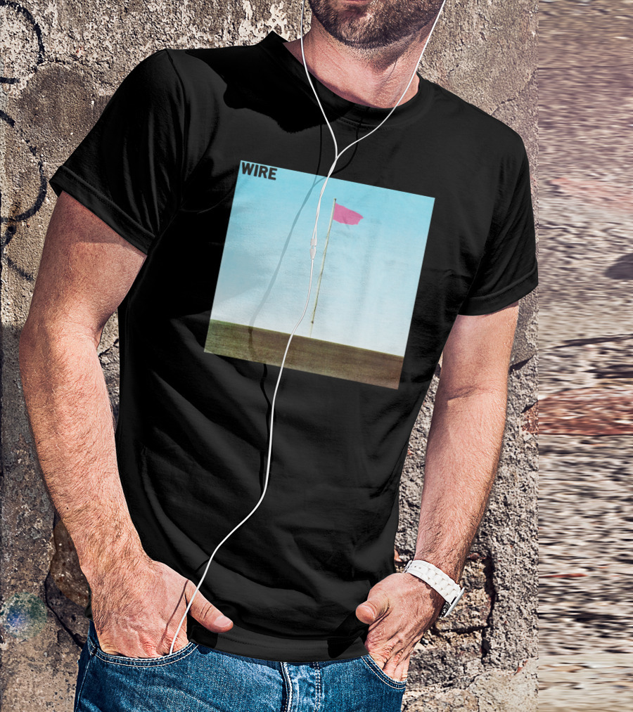 Wire Pink Flag Album Cover Artwork Flag T-Shirt