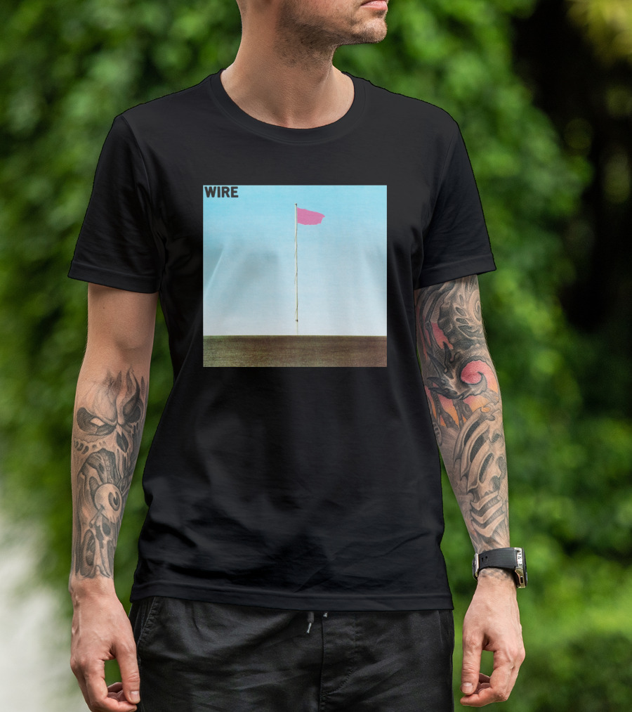 Wire Pink Flag Album Cover Artwork Flag T-Shirt