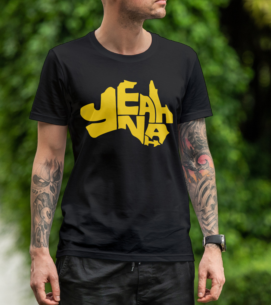 Yeah Nah Australia Map T-Shirt