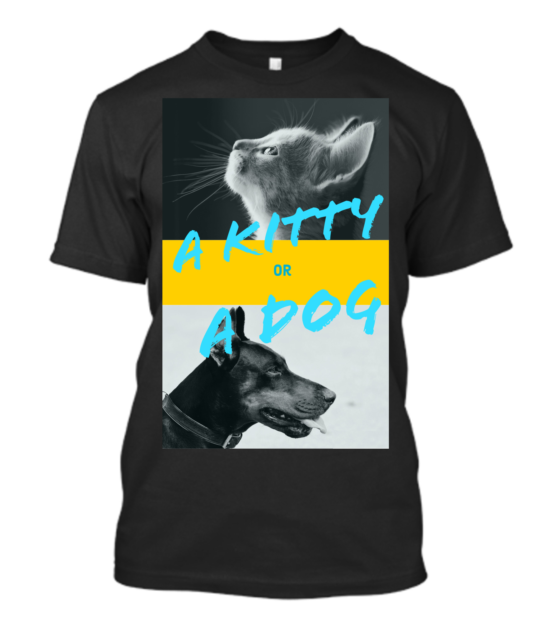 A Kitty Or A Dog Pet Comparison T-Shirt