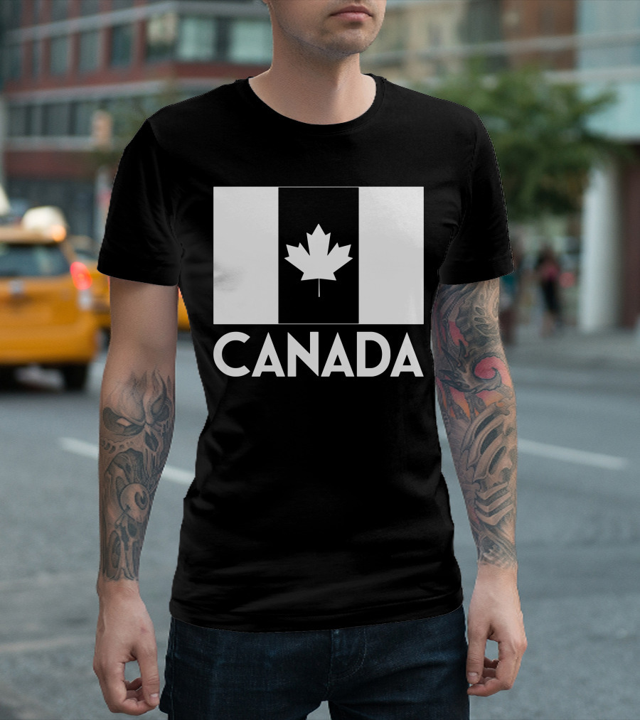 Canada Flag Maple Leaf Emblem T-Shirt