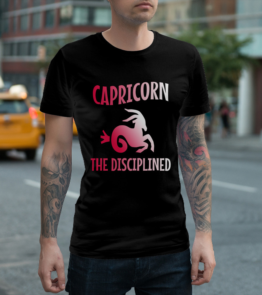 Capricorn The Disciplined Zodiac Goat T-Shirt
