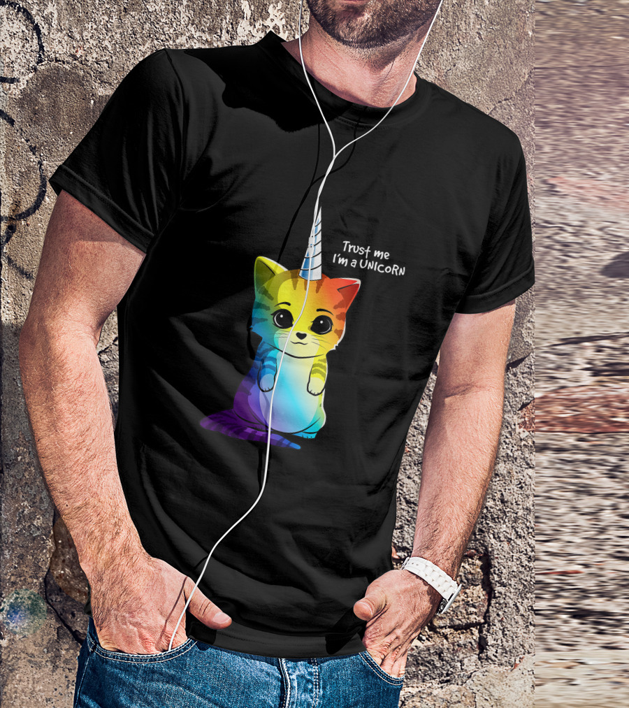 Trust Me I'm A Unicorn Caticorn T-Shirt