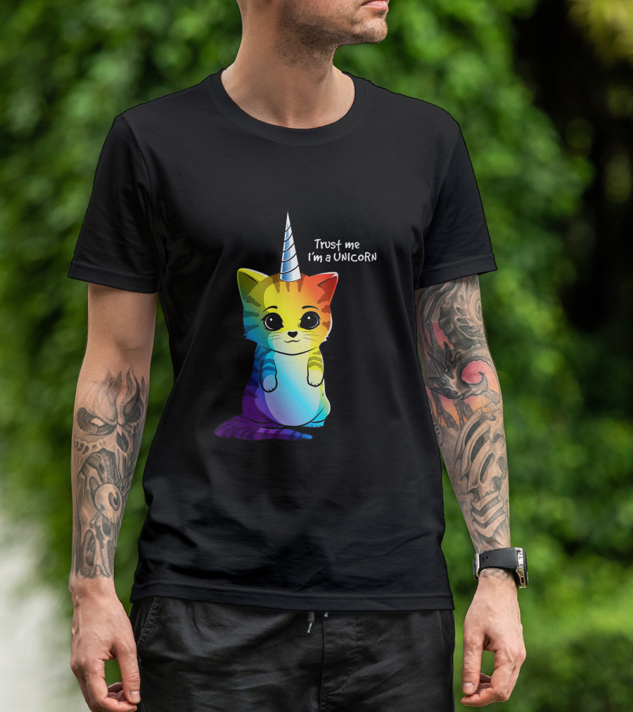 Trust Me I'm A Unicorn Caticorn T-Shirt