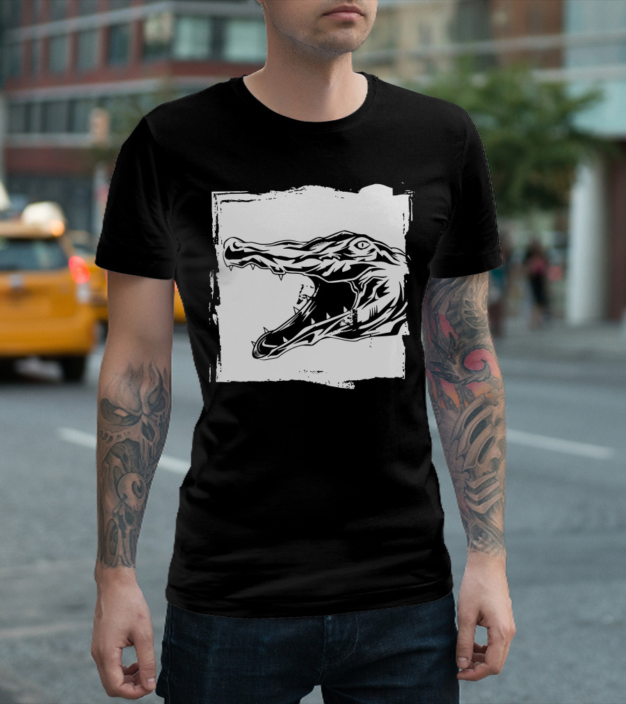 Crocodile Reptile Alligator Fierce T-Shirt