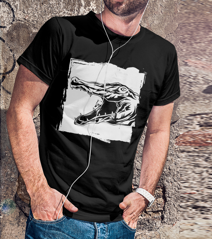 Crocodile Reptile Alligator Fierce T-Shirt