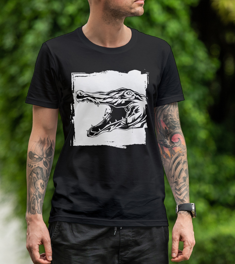 Crocodile Reptile Alligator Fierce T-Shirt