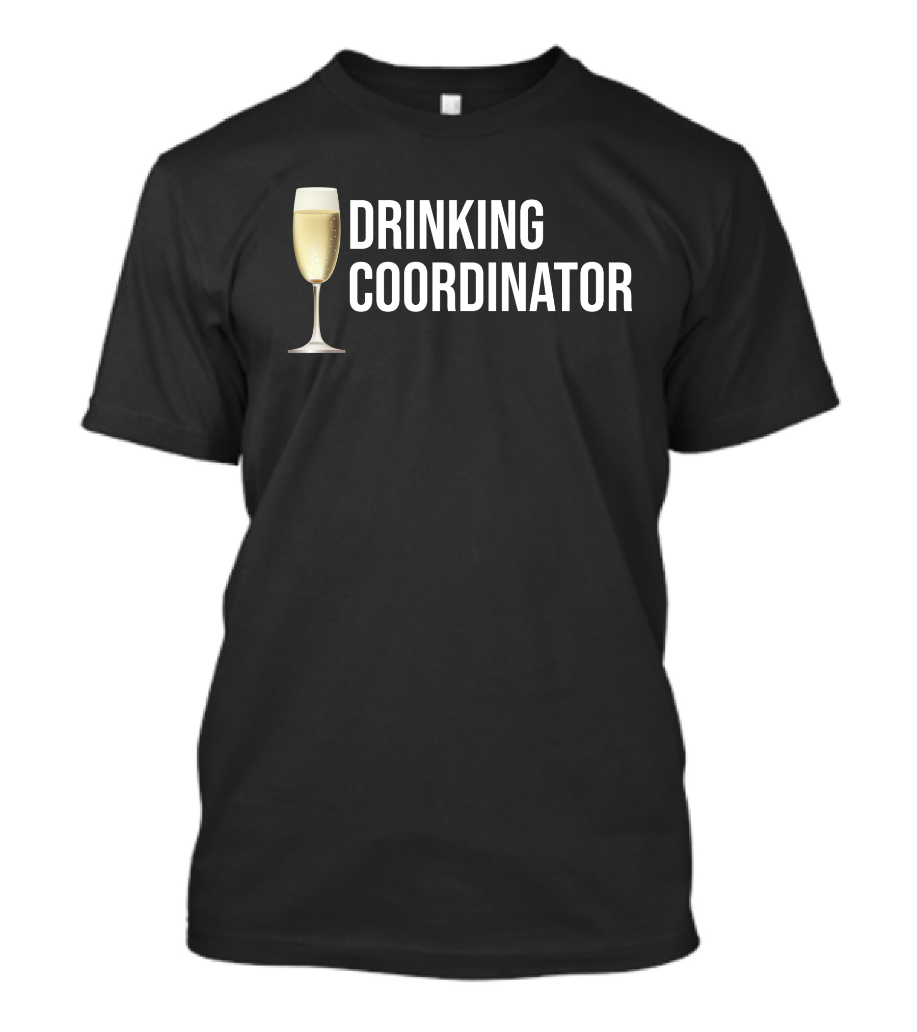 Drinking Coordinator Champaign Glass T-Shirt