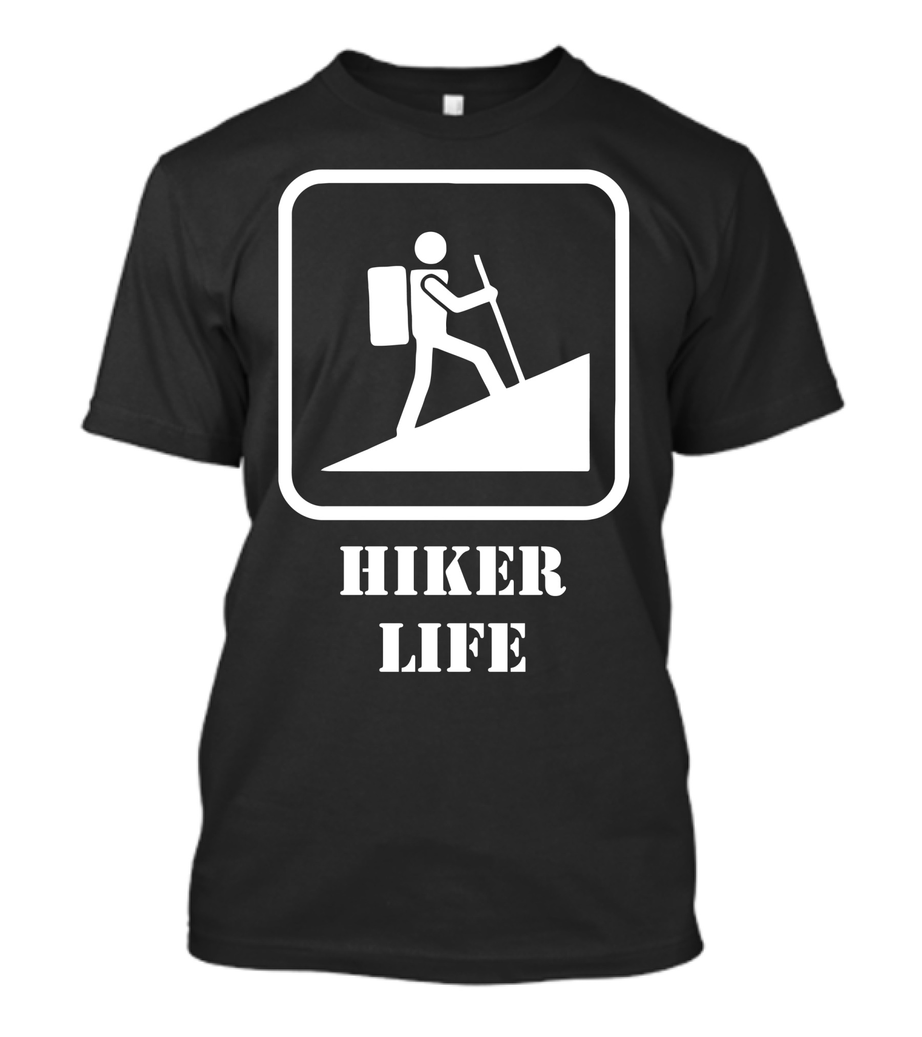 Funny Hiker Life Backpacking Adventure T-Shirt