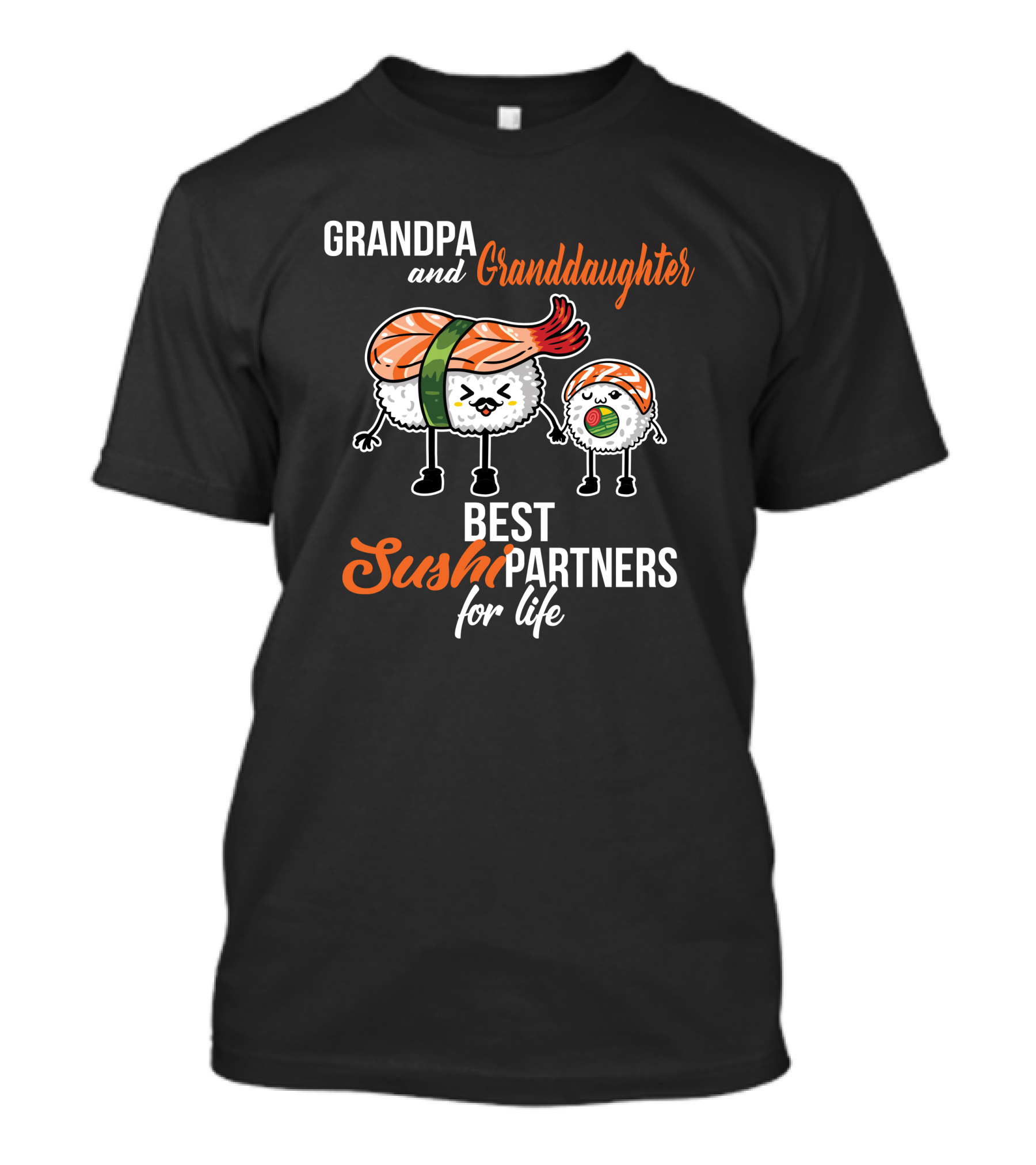 Grandpa And Granddaughter Best Sushi Partners For Life T-Shirt