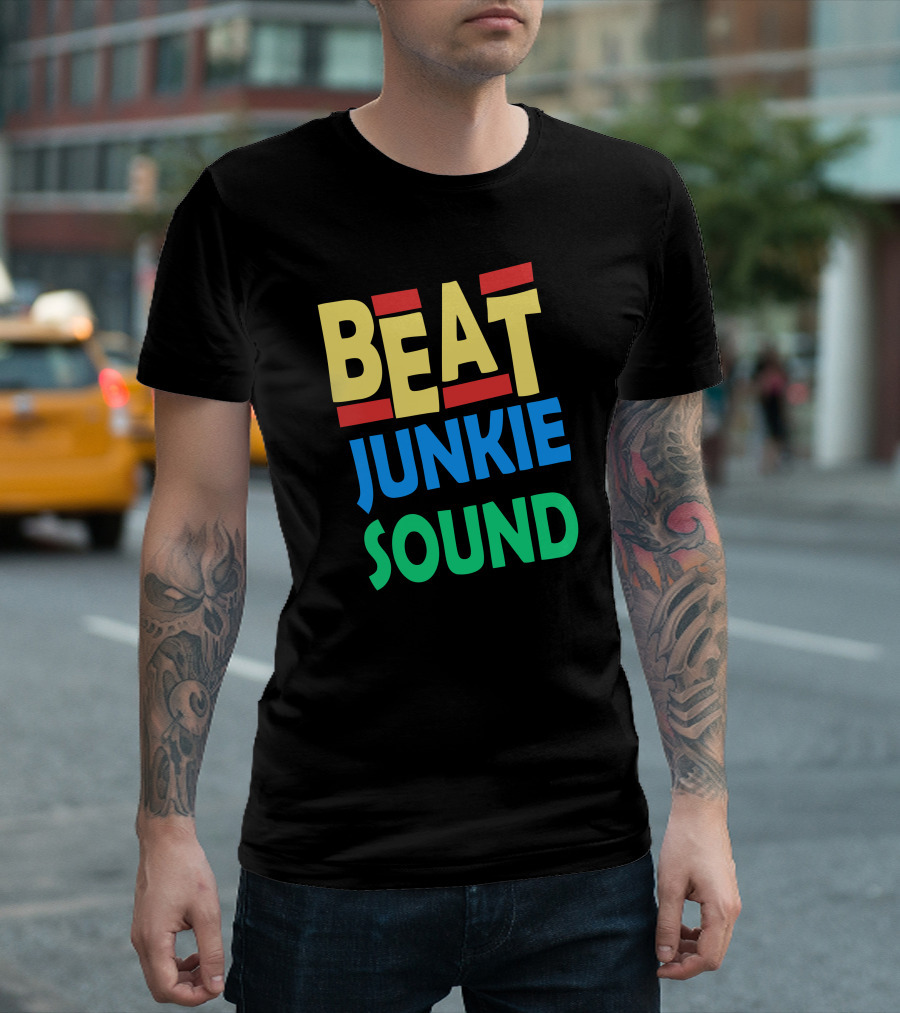 Beat Junkie Sound Humor Geek T-Shirt