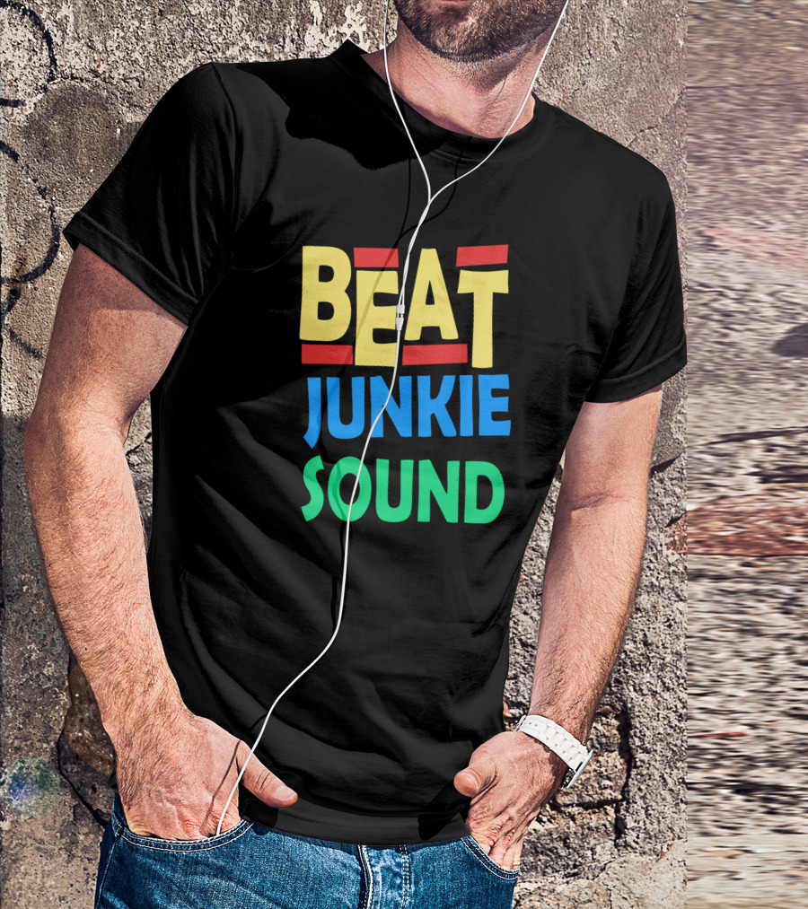 Beat Junkie Sound Humor Geek T-Shirt